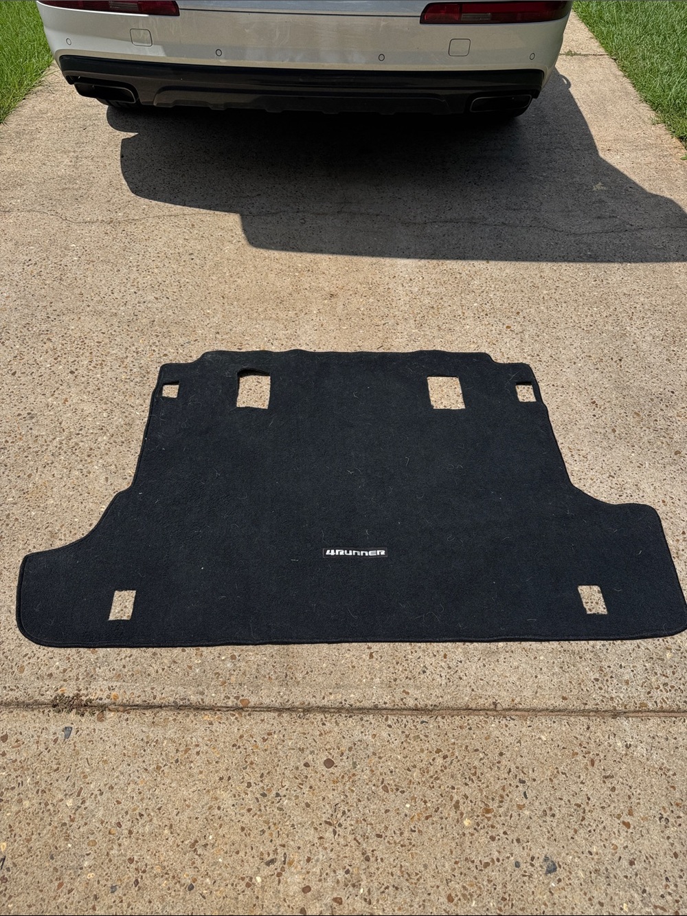 2021 4Runner Black Trunk Cargo Mat – All-Weather Protection